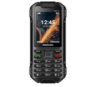 Maxcom Téléphone mobile robuste MM918 Strong VoLTE 4G IP68 Bluetooth Sonnerie forte Noir