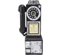 Téléphones Muraux Rétro,Modèle de Téléphone Fixe à Cadran Rotatif,Ornements Artisanaux à Suspendre au Mur,Accessoires de Téléphone Classiques Vintage,Décoration de.[U28]