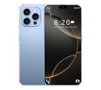 Téléphones Portables Bon marché I16 Pro Max, Android 14.0, écran HD 7,3 Pouces, Double SIM, Triple caméra, 16Go RAM, 1To ROM, Wi-FI, Reconnaissance faciale, Verrouillage,Blue-1TB