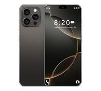 Téléphones Portables Bon marché I16 Pro Max, Android 14.0, écran HD 7,3 Pouces, Double SIM, Triple caméra, 16Go RAM, 1To ROM, Wi-FI, Reconnaissance faciale, Verrouillage,Black-1TB