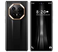 Téléphones Portables débloqués, Mate70 RS, Android 14.0, Batterie 8 000 mAh, 16 Go, 1 to, écran 7,3 Pouces, Ultra-Fin et léger, GPS, Reconnaissance faciale,Black-1TB