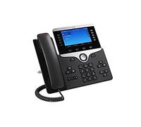 Cisco Systems Téléphone VoIP CP-8841-3PCC-K9 – SIP, 10 lignes, écran couleur WVGA, ergonomique