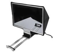 Téléprompteur, application et contrôle en aluminium, prompteur HD pliable multifonction en verre transparent 16 pouces pour le blogging vidéo