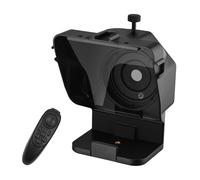 Téléprompteur portable pour smartphone avec adaptateur de support de téléphone et télécommande pour vidéo streaming en direct interview présentation scène discours