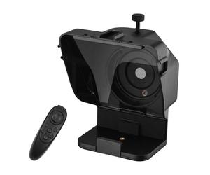 Téléprompteur portable pour smartphone avec adaptateur de support de téléphone et télécommande pour vidéo streaming en direct interview présentation scène discours
