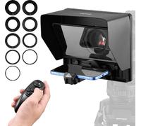 Téléprompteur VEVOR, alliage d'aluminium 25,4 cm, prompteur de bureau avec spectroscope angulaire, télécommande, compatible iOS/Android, pour caméra-tablette-smartphone, enregistrement vidéo/diffusion