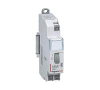 Télérupteur CX³ standard avec bornes à vis 1P 16A 250V~ contact 1F - tension commande 12V~ - 1 module