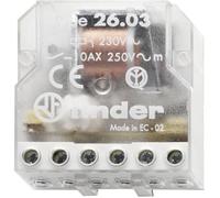 Télérupteur pour encastrement Finder 26.03.8.230.0000 1 NO (T), 1 NF (R) 230 V/AC 10 A 2500 VA 1 pc(