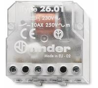 Finder Télérupteur encastrable 26.01.8.012.0000 1 NO (T) 12 V/AC 10 A 2500 VA 1 pièce