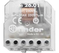 Finder Télérupteur encastrable 26.01.8.230.0000 – 1 NO (T), 230 V AC, 10 A, 2500 VA – 1 pc