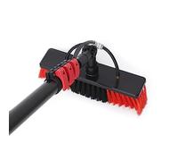 Teles Kit de brosse de nettoyage de fenêtre à eau extensible de 3,6 à 10,8 m Longueur 50 cm
