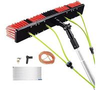 Teles Kit de brosse de nettoyage pour fenêtre - Manche extensible de 300 cm alimenté à l'eau pour un nettoyage facile à grande portée, idéal pour une utilisation domestique et professionnelle