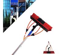 Teles Kit de brosses de nettoyage à eau pour panneaux solaires et brosse de lavage de 55 cm pour Truc Solar & Photovoltaïque Spazzolone Spazzola Vetri