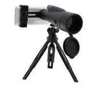 Télescope 12-36 x 60 cm - Pour observation des oiseaux - Avec couvercles oculaires et coquillages de hublot - Pour activités de plein air, alpinisme, camping, voyage, randonnée (vert foncé)