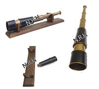 Télescope 18" Maritime Nautique Victorian Marine Antique Laiton Spyglass Cadeau