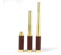 Télescope 25X30 Télescope Pirate monocylindre télescopique Haute définition Poche avec Sac en Cuir Cadeau Tirer télescope Toit Prisme 36X36X335mm FAYWYJ