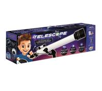 Buki – Télescope enfant – Télescope 40 Activités – 60 mm, 3 oculaires, trépied aluminium