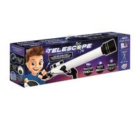 Télescope 40 Activités - Télescope Enfant 60mm Métal avec 3 Oculaires Interchangeables - Trépied Aluminium Réglable - 40 Activités pour Découvrir Air, Planètes et Lune - Dès 8 Ans