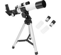 Télescope 40 mm Diaphragme 400 mm Distance focale rupture astronomique portable pour les enfants débutants adultes