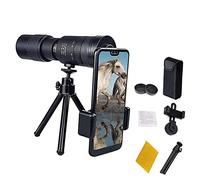 Télescope 4K 10-300 x 40 mm, télescope monoculaire étanche à Vision Nocturne à Haute Puissance et Super Zoom for Les Voyages en Camping, sans trépied/21 (Size : with Tripod)