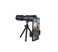 Télescope 4K 10 à 30 x 25 mm Super téléobjectif Zoom monoculaire-Noir Noir G