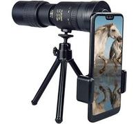 Télescope GENERIQUE Télescope 4K 10 à 30 x 25 mm Super téléobjectif Zoom monoculaire-Noir