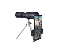 Télescope 4K 10 à 300 x 40 mm Zoom super téléobjectif Monoculaire-Noir Noir