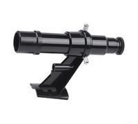 Télescope 5x24 avec vue grand angle et support de montage pour observation astronomique, ouverture de 24 mm, boîtier en plastique, noir