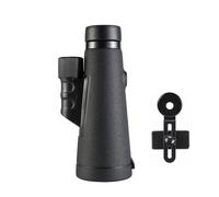 Télescope À Lentille Pro Ed 12x56, Grand Oculaire Monoculaire HD, Prisme BAK4 Ultra Entièrement Multicouche, Étanche for La Chasse Aux Oiseaux(12X50ED)