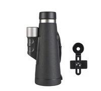Télescope À Lentille Pro Ed 12x56, Grand Oculaire Monoculaire HD, Prisme BAK4 Ultra Entièrement Multicouche, Étanche for La Chasse Aux Oiseaux(12X56ED)