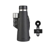Télescope À Lentille Pro Ed 12x56, Grand Oculaire Monoculaire HD, Prisme BAK4 Ultra Entièrement Multicouche, Étanche for La Chasse Aux Oiseaux(12x56ED)