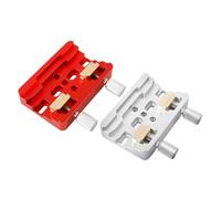 Telescope Accessories, Plaque de Selle à Double Pince à Queue d'aronde Fixe, Compatible avec Les Accessoires de télescope à Queue d'aronde Losmandy/Vixen,for Parts(Silver)