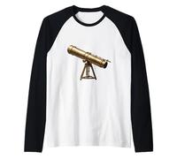 Télescope Antique en Laiton Vintage - Explorateur céleste Manche Raglan