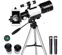 Télescope astronomique 150x avec ouverture de 70 mm, longueur focale de 300 mm, trépied de camping pour enfants et débutants, jumelles pour l'observation des oiseaux