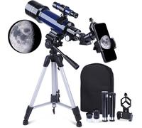 Télescope Astronomique Adulte, Professionnel Télescope d'ouverture de 400-70mm pour Enfants Débutants, Télescope de Voyage [72]