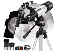 Télescope Astronomique Aux Enfants ou Débutants 400/70mm Agrandissement HD Élevé à Portable et Équipé d'un Trépied Adaptateur pour Smartphone Réfracteur Maxlapter