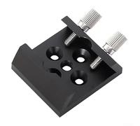 Télescope astronomique base queue d'aronde avec 1 sur 4 filetages en alliage d'aluminium pour localisateur de lunette de visée support plaque adaptateur portable antirouille rouge (rouge)
