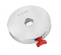 Télescope astronomique Contrepoids 5 kg en acier inoxydable 304 pour montage équatorial, réduction des vibrations extérieures et suivi stable (ID.32 mm)