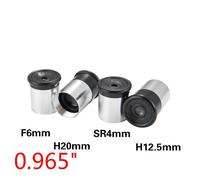 Télescope astronomique de 0.965 pouces, accessoires oculaires monoculaires, 24.5mm Sr 4mm F 6mm H 12.5mm H20mm