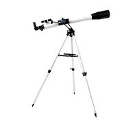 Télescope astronomique éducatif pour Enfants, réfracteur pour débutants de 70 mm, monoscope de Voyage Compact, décoration d'intérieur, Longue-Vue avec rallonge d'oculaire, Blanc