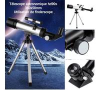Télescope Astronomique - MERKMAK-Portable et Puissant - Facile à Monter et Utiliser - Idéal pour les Enfants et les Adultes