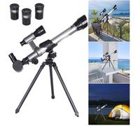 Télescope astronomique monoculaire d'extérieur avec trépied pour enfants et adultes, télescope portable, jouet pour enfants