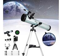Télescope astronomique monoculaire, Haute définition 350X, réfracteur Spatial réfractif, télescopes pour Adultes et Enfants, avec trépied et chercheur + 2 rallonges + Filtre Lunaire + 3 oculaires