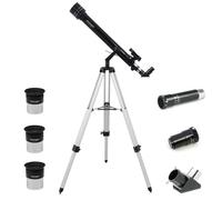 Télescope Astronomique Omegon 60/700 + Monture Azimutale Type A + Oculaires + Lentille de Barlow + Redressement