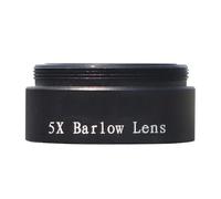 Télescope astronomique ou adaptateur de caméra, lentille Barlow 5X 1.25 pouces, extension oculaire M28.5 * 0.6