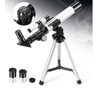 Télescope astronomique,portable 40 mm, adapté aux enfants et aux débutants, avec trépied et boussole - Observation de la Lune