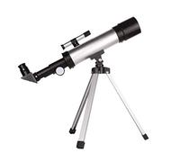 Télescope astronomique pour Adultes, Ouverture de 50 mm, focale de 360 mm, télescope réfracteur 90x avec trépied réglable et chercheur pour débutants et Jumelles.