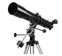 Télescope astronomique pour débutants Observation 80 mm Calibre 900 mm Longueur focale Télescope réfractant pour enfants débutants, télescope de voyage avec sac de transport et trépied réglable