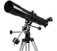Télescope astronomique pour l'observation des débutants Télescope réfracteur de Longueur focale de Calibre 80 mm 900 mm pour Enfants débutants, télescope de Voyage avec Sac de Transport et trépied