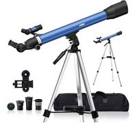 Télescope Astronomique Professionnel 28X-234X Telescope pour Adultes 60-700mm avec Adaptateur de Smartphone 10X Sac Trépied Rég[54]